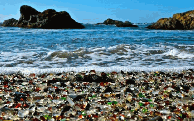 Where is Sea Glass Beach in California