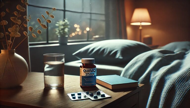 Manage Insomnia Effectively with Quviviq 25mg Tablets Containing Daridorexant for Restful Nights